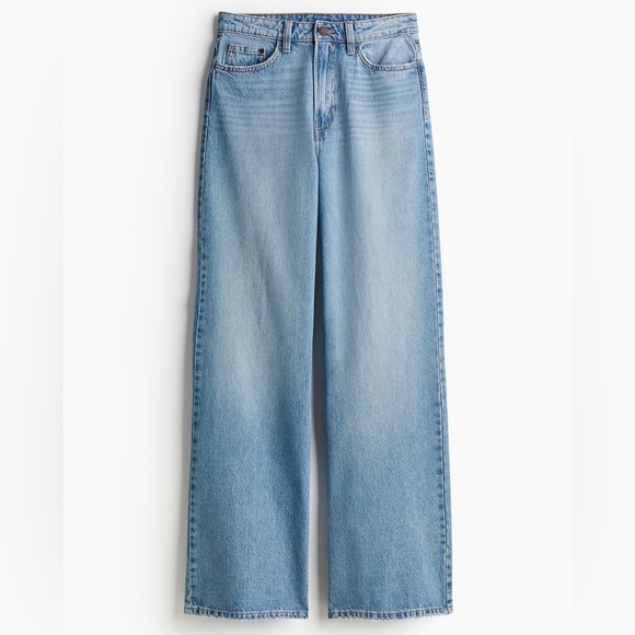H&M Denim - H&M AVA ULTRA HIGH RISE WIDE LEG JEANS Size 8